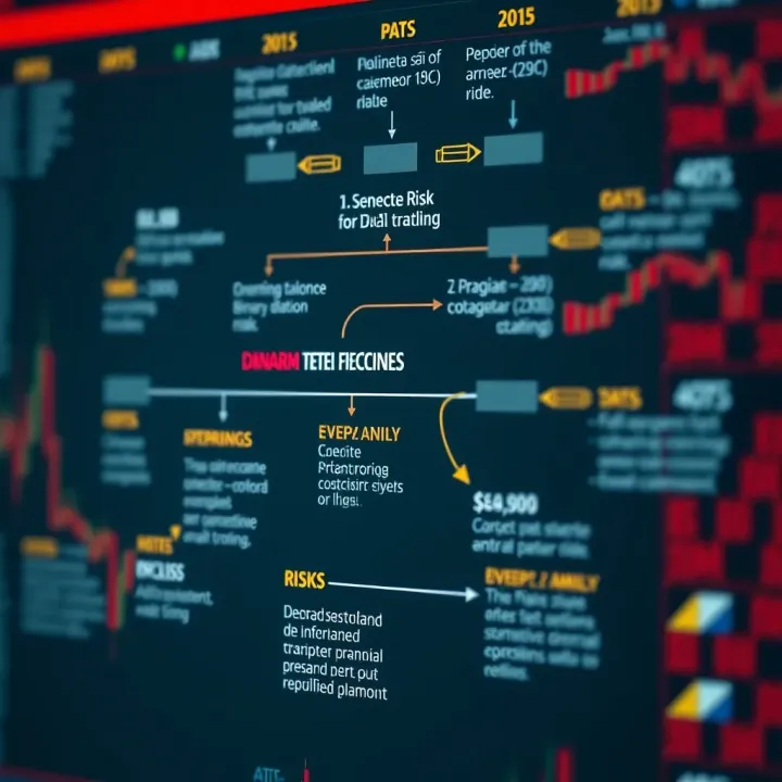 Diagram explaining risks, regulations, and tools for informed decision-making in binary options trading