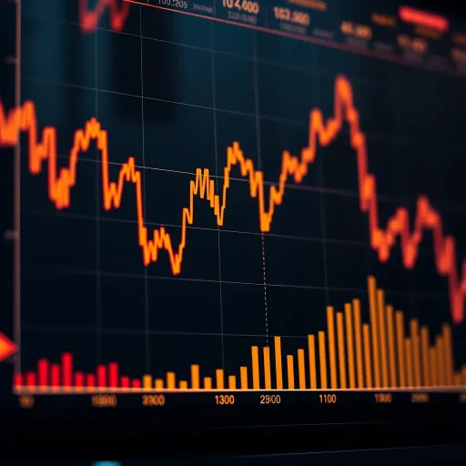 Binary Options Trading: Understanding Market Fluctuations Graph showing upward and downward trends representing binary options trading outcomes
