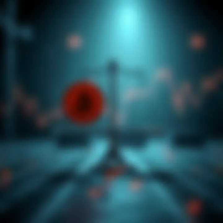 Diagram illustrating risk and reward balance in binary options investment decisions