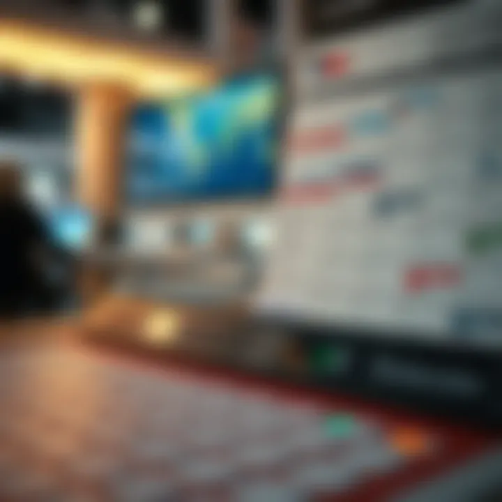 Economic calendar showing key dates and events in Colombia's financial sector