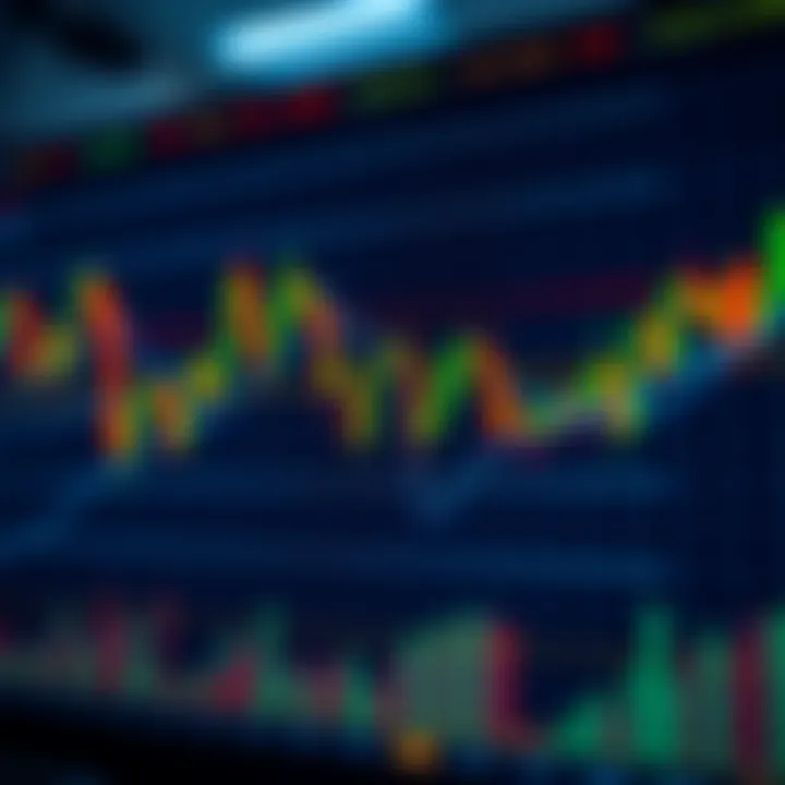 Common Bearish Candlestick Patterns for Market Prediction Various common bearish candlestick patterns displayed on a financial chart for investment decision-making