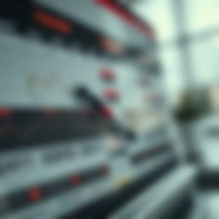 Economic calendar displaying key Forex market dates and events