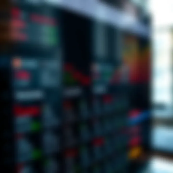 Detailed view of an economic calendar interface showing upcoming financial events and data releases