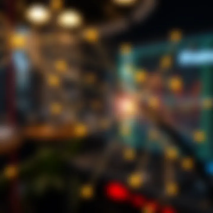 Network Connections Demonstrating Automatic Trade Replication Illustration of network connections representing automatic replication of expert trades