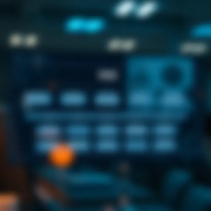 Flowchart illustrating key features and workflow of an effective risk management portal