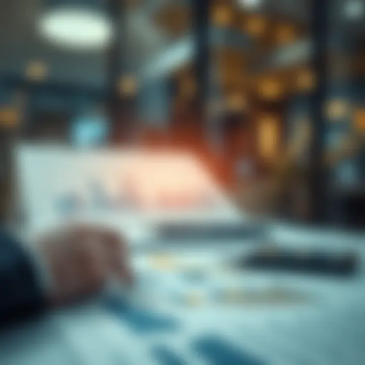 Illustration of risk management consulting showing strategic planning and analysis