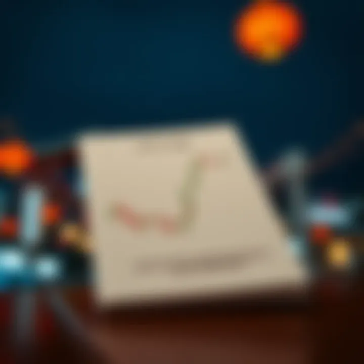 Cover page of a free downloadable PDF guide on Japanese candlestick patterns for trading