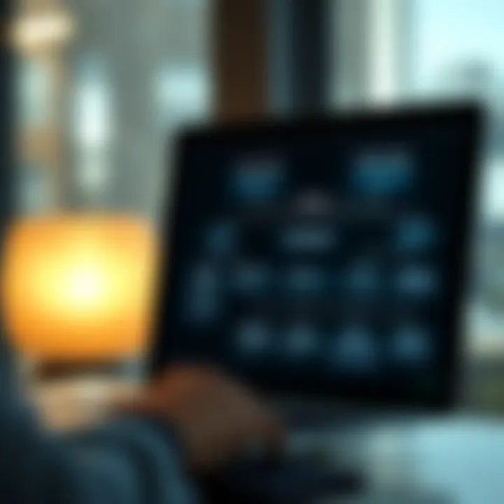 Flowchart showing credit risk management strategies and control mechanisms