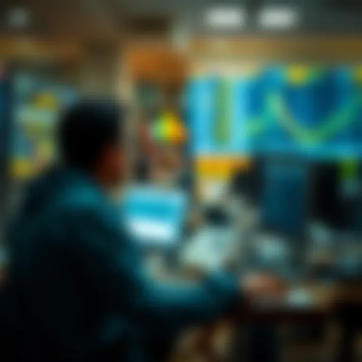 Conceptual graphic showing risk-free learning with virtual funds in binary options trading