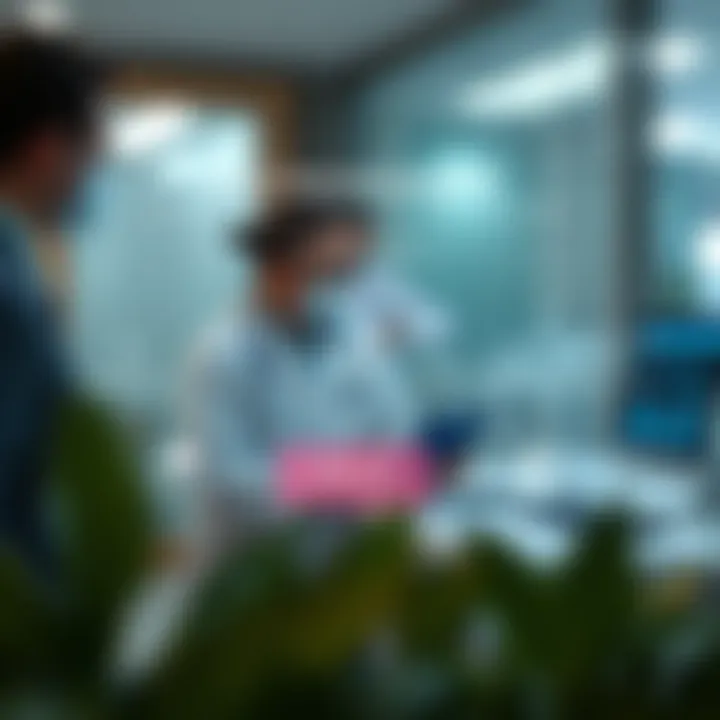 Diagram illustrating the key components and flow of health risk management in medical settings