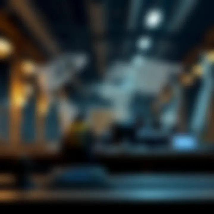 Risk Management in Different Industry Sectors Visual representation of risk management applications across various industry sectors highlighting challenges and technology use