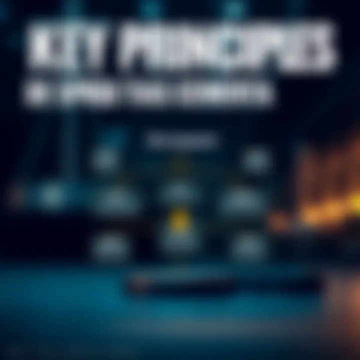 Diagram illustrating key principles and stakeholders in risk management legislation