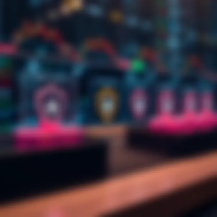 Safe Investment Platforms for Binary Options Graphic showing secure digital platforms with shield icons symbolizing safe investment environments for binary options