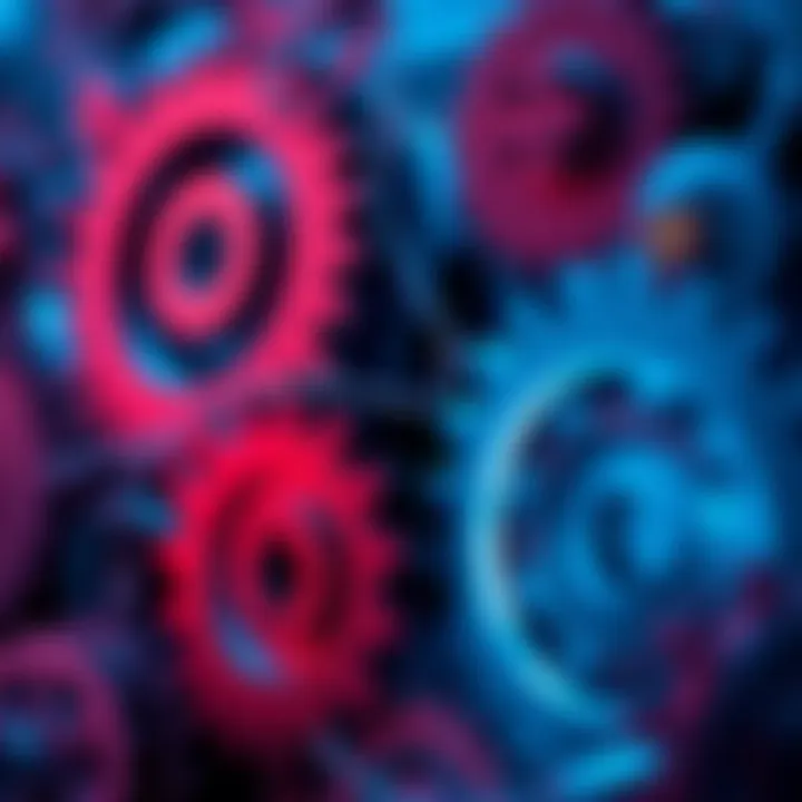 Strategic Planning for Risk Control and Stability Illustration of strategic planning with interconnected gears symbolizing risk control and operational stability