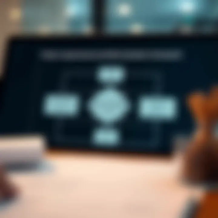 Diagram illustrating the evaluation of project requirements and risk assessment