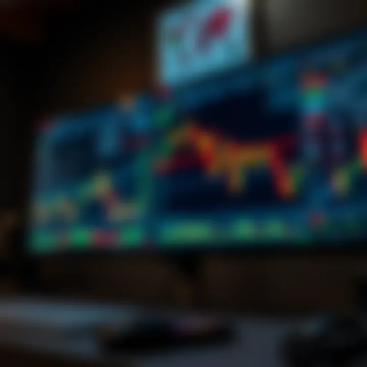 Graphical Tools and Strategy Annotations for Effective Trading Trading setup featuring various graphical tools and strategy annotations on a screen