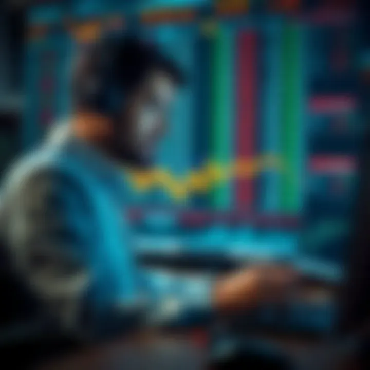 Using Economic Calendar Insights for Strategic Trading Trader analyzing economic calendar data to inform trading decisions