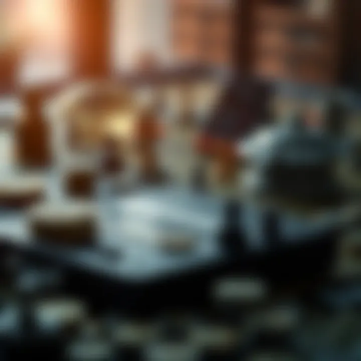 Conceptual illustration of a trading plan protecting capital with diversified assets and risk control tools