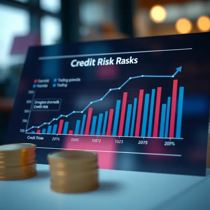 Graph showing strategies and tools used to evaluate and mitigate credit risk in lending