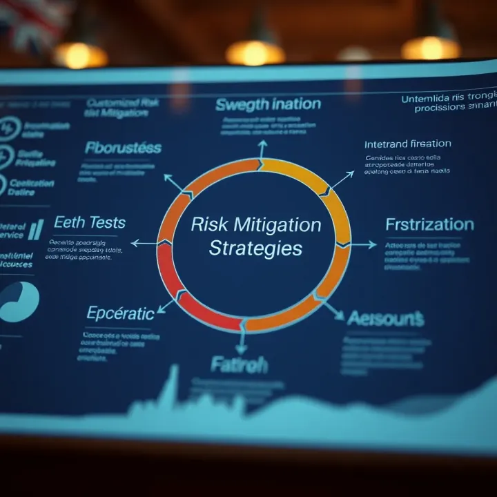 Diagram depicting customized risk mitigation strategies for diverse organizations