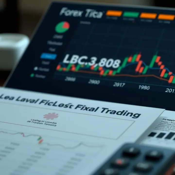 Diagram illustrating key components of legal and fiscal aspects in Forex trading in Colombia