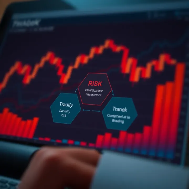 Diagram showing risk identification and assessment in financial management
