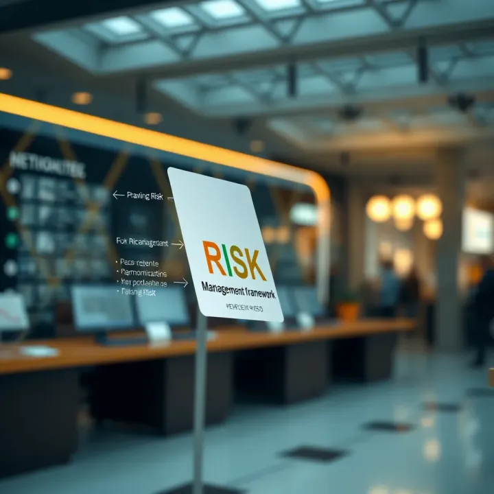 Risk Management Framework Overview Flowchart showing risk management framework with phases and key components