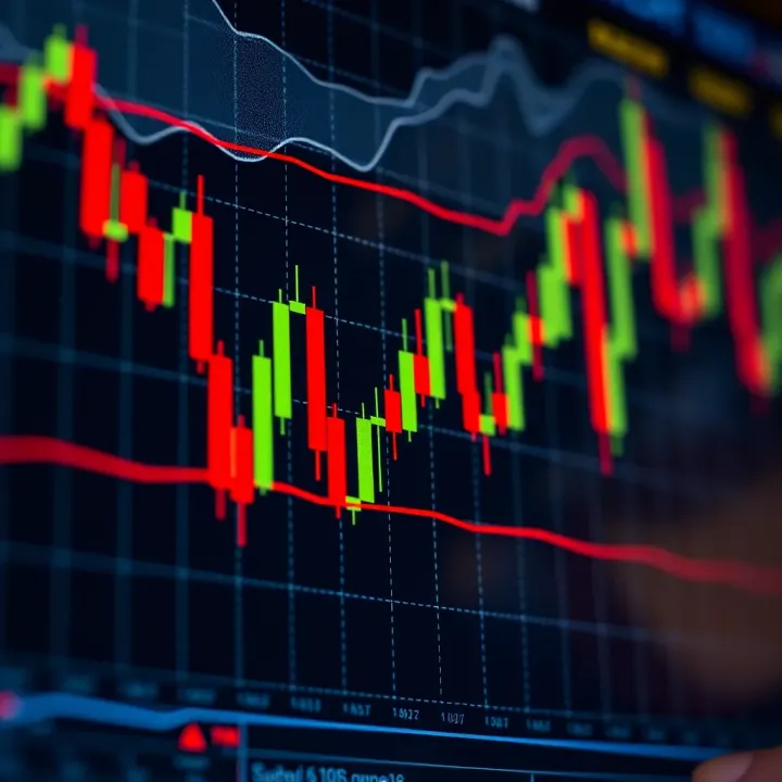 Chart displaying Japanese candlestick patterns with bullish and bearish formations
