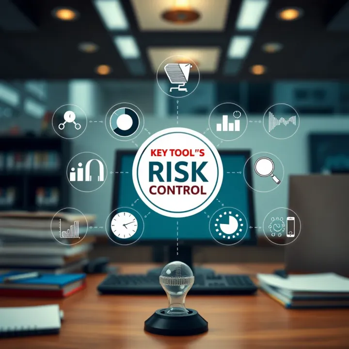 Visual representation of various tools and best practices applied to minimize and manage organizational risks