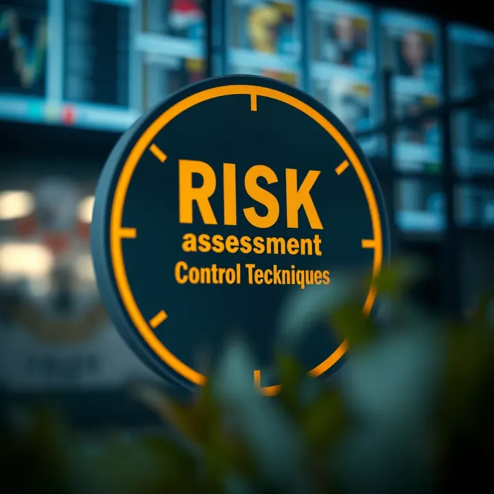 Visual representation of risk assessment methods highlighting evaluation and control techniques