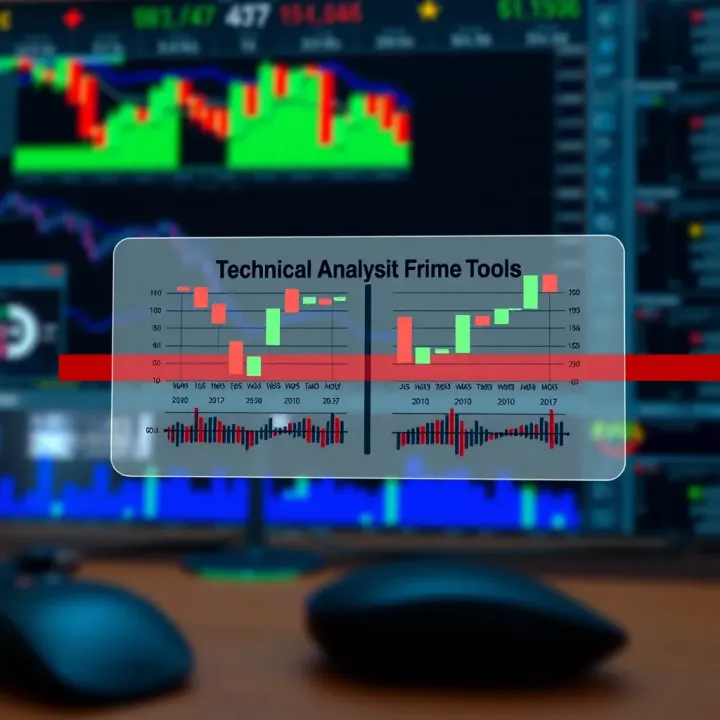 Diagram comparing technical analysis tools with fundamental analysis methods